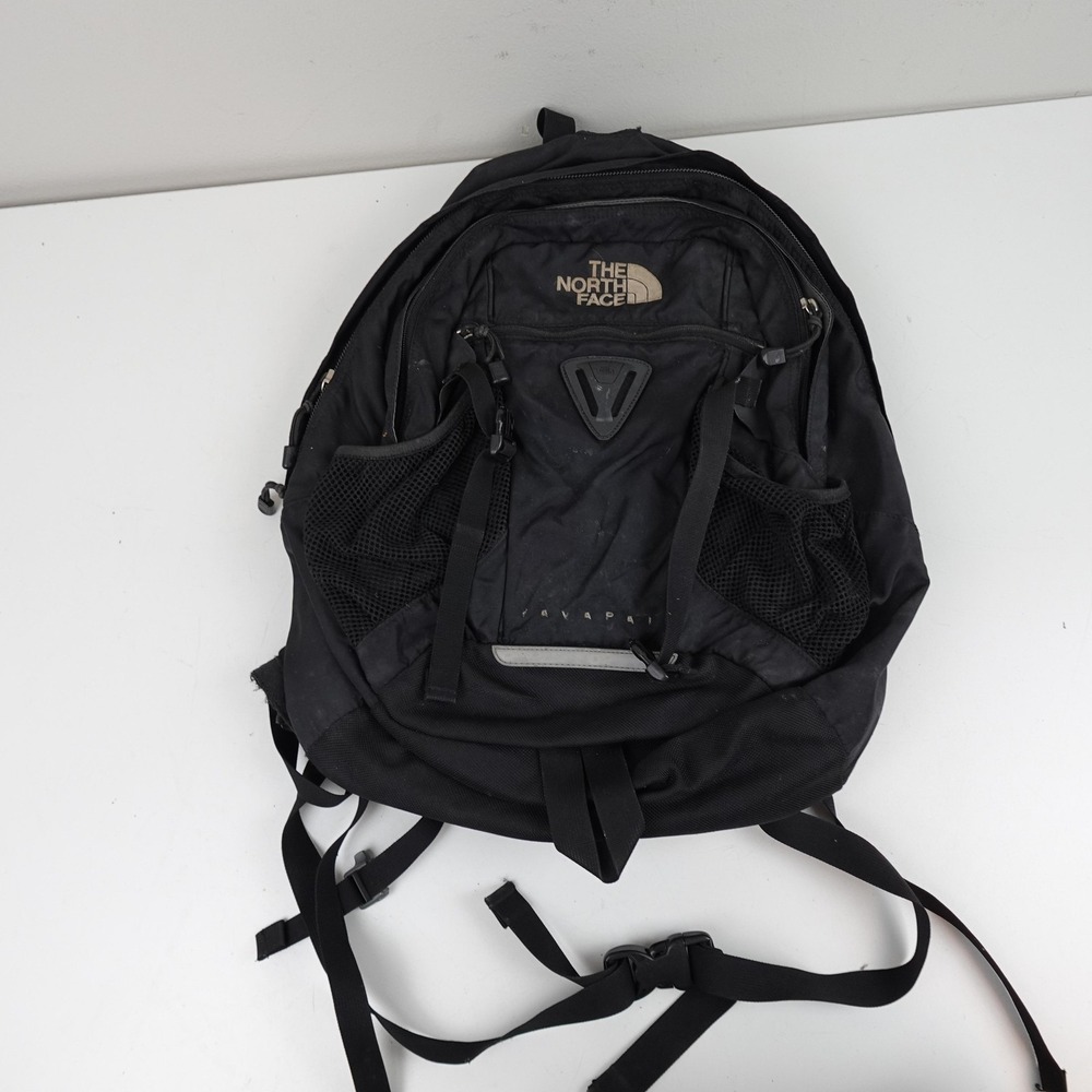 The North Face Yavapai Backpack Black Laptop Daypack Men Water Bottle TNF Bag